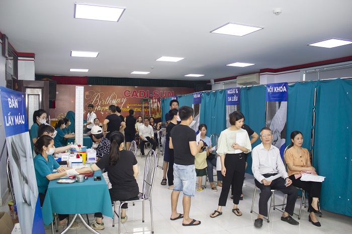 Hơn 150 CBCNV tại Hà Nội được khám sức khỏe định kỳ